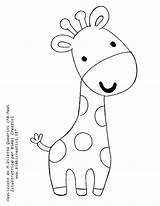 Giraffa sketch template