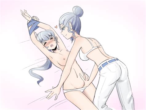 winter and weiss by nefastart the rwby hentai collection