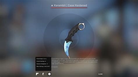 steam community guide karambit case hardened blue gem patterns