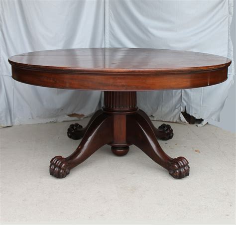 bargain johns antiques antique mahogany  dining room table  leaves bargain johns
