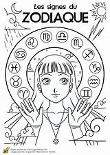Zodiaque Signes Signe Couverture sketch template