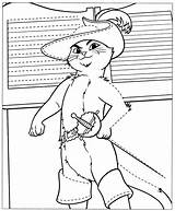 Puss Boots Coloring Pages sketch template