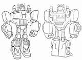 Bots Heatwave Optimus Bot Infantiles sketch template