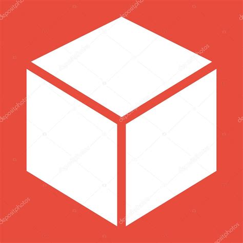 cube logo design icon stock photo