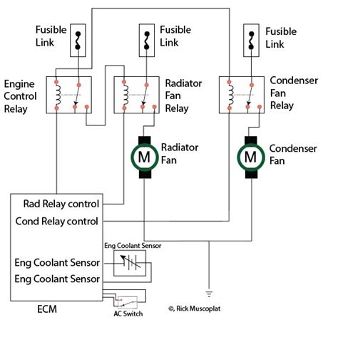 wiring diagram  radiator fan relay
