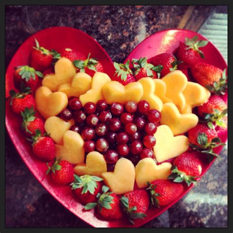valentines day fruit platter fruits  pinterest food