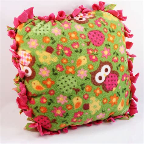 kids  sew fleece pillow