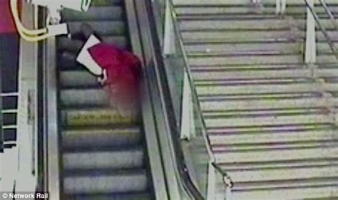 Network Rail Releases Video Of People Falling Down Escalators Daily