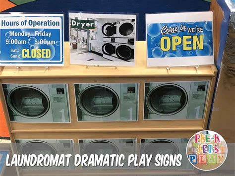 laundromat dramatic play pre  lets play