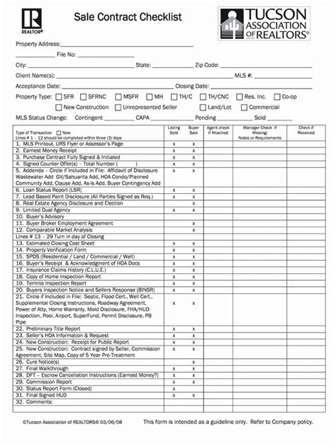 property listing form template beautiful real estate checklist  fill