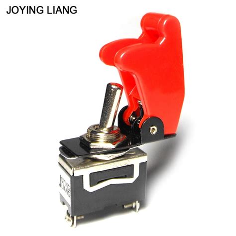 joying liang car switch racing car switch  protective cover vvvv  feet onoff