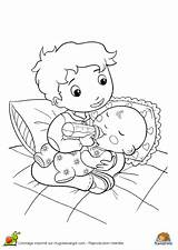 Coloriage Bebe Biberon Livre Naissance Colorier Maman Coloriages Hugolescargot Savoir sketch template