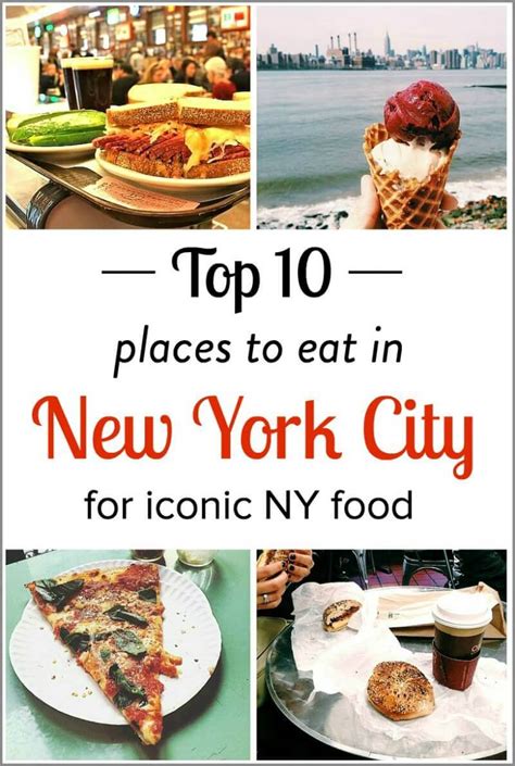 iconic places  eat  nyc