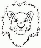 Lions Mascara sketch template