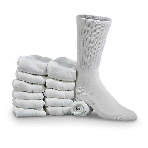 prs  crew socks white  socks  sportsmans guide