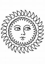 Soles Ausmalbilder Verano Bebeazul sketch template