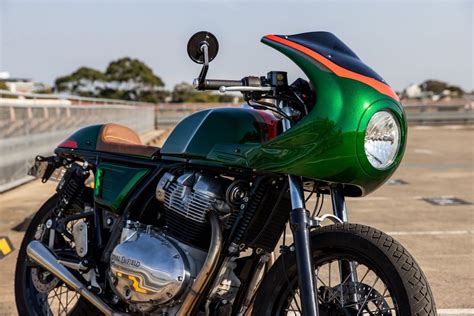 royal enfield continental gt  green