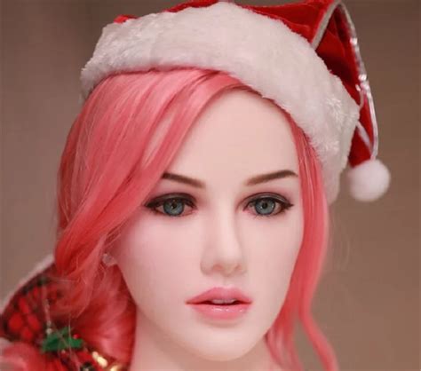 oral silicone sex doll head adult love dolls heads  fit  cm