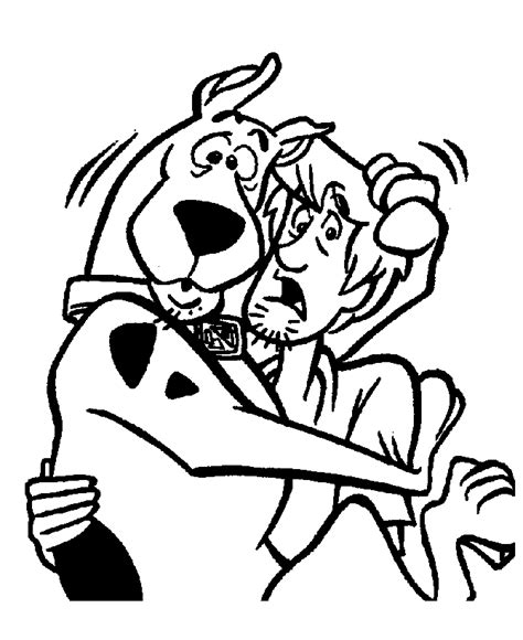 scooby doo coloring pages scooby  shaggy