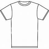 Shirt Blank Template Colouring Coloring Pages Clipart sketch template