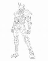 Lineart Rider Kamen Deimos Finally Finished Color Time sketch template