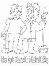 Labor Coloring Pages sketch template