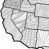 Coloring Wall Pages Getcolorings Map sketch template