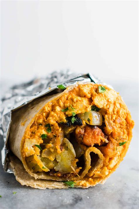 vegan breakfast burrito recipe build  bite