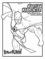 Coloring Manhunter Martian Pages Comic Version Drawing Tutorial Draw Too Drawittoo Getdrawings Getcolorings Print Remarkable sketch template
