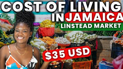 jamaican market part  cost  living  jamaica cost  food youtube