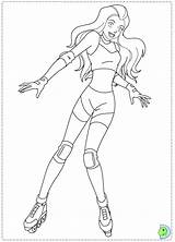 Totally Spies Coloring Pages Dinokids Girl Print Printable Color Close Recommended sketch template