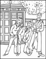 Coloring Who Doctor Pages Printable Kids Tardis Coloriage Print Characters Dr Book Adult Sheets Colouring Rose Color Printables Books Fc05 sketch template