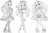Ever After High Coloring Pages Briar Apple Beauty Blondie Printable Print Colouring Lockes Books Monster Locks Adult sketch template