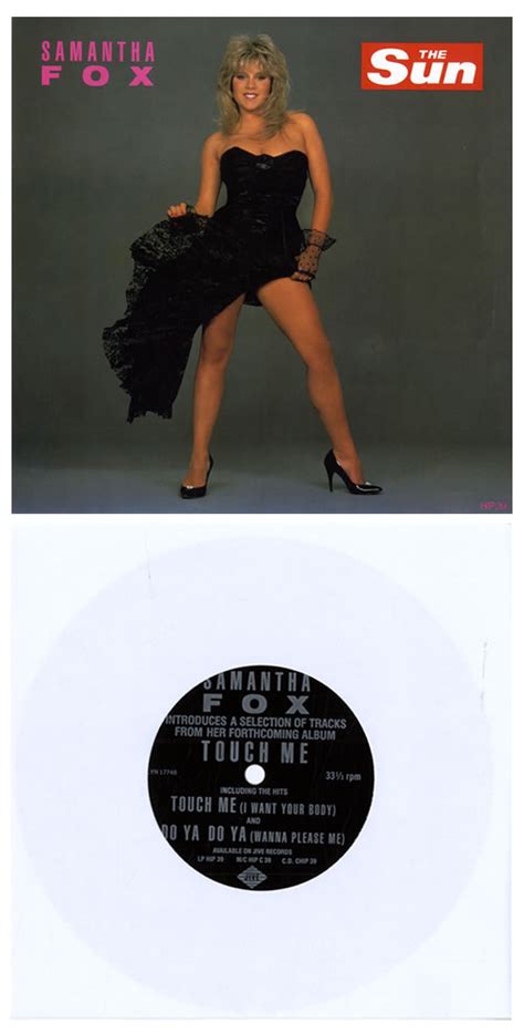 Samantha Fox Touch Me 7 Flexi Disc Uk Vinyl Lp Album