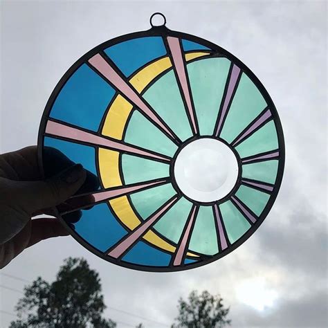 Stained Glass Sun And Moon By Daylight Glassworks Stained Glass