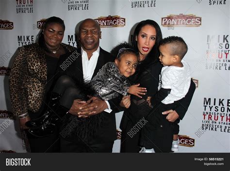 mike tyson family image photo  trial bigstock