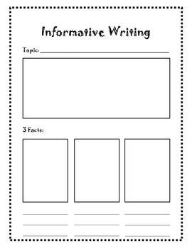 informative writing graphic organizer informational writing graphic