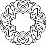 Knot Quilt Mandala Symbols Knots Adult sketch template