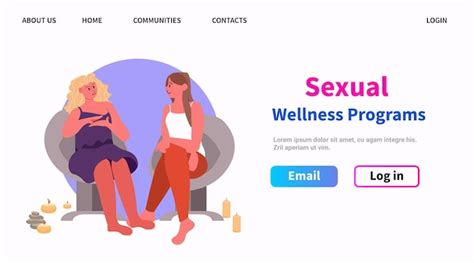 Premium Vector Woman Discussing About Sexual Wellness Programs
