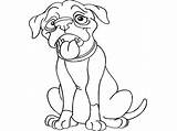 Boxer Dog Coloring Pages Drawing Getdrawings sketch template
