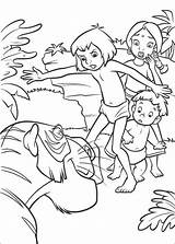Dschungelbuch Ausmalbilder Kinder Ausmalen Ausmalbilde Färben sketch template