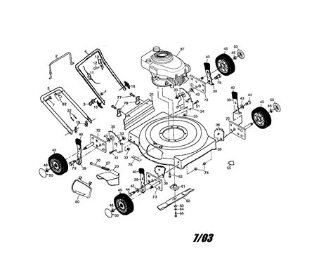 Craftsman Rotary Mower Parts Model 917387360 Sears Partsdirect