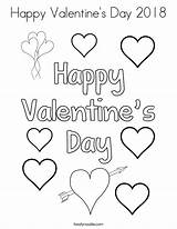 Happy Coloring Valentines Pages Valentine Color Printable Getcolorings Print sketch template
