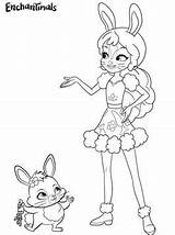 Enchantimals Bunny Coloriage Kleurplaat Bree Imprimer Mop Babyhouse Kleurplaten Konijn Animaux Dessins Felicity sketch template