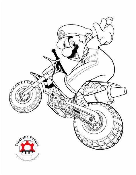 mario kart  coloring pages coloring home