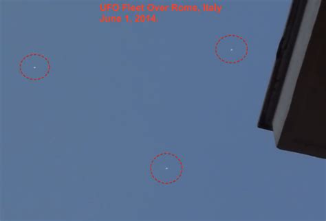 ufo sightings daily fleet of orbs over rome italy on june 1 2014 video ufo sighting news