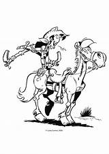 Lucky Luke Coloring Pages Kids Cartoon Coloriage Color Jolly Jumper Sketches Choose Board Popular Books sketch template