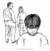 Abuse Emotional Child Wedc Graphics sketch template