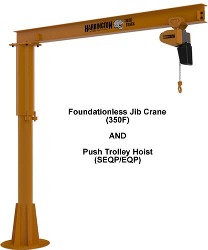 foundationless jib crane  hoist kits jib crane hoist trolley