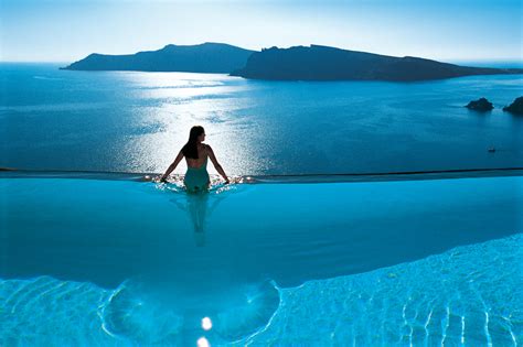 the best infinity pools in greece